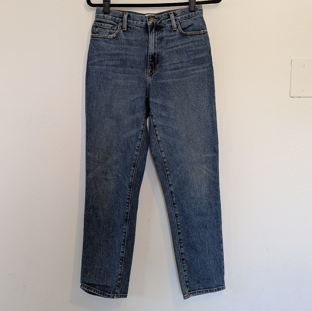Current/Elliott Blue Straight Leg Jeans Size 25 - Picture 2 of 10